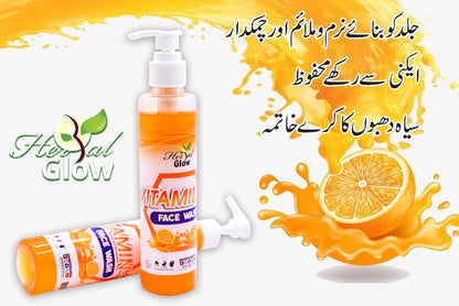 Vitamin C Face Wash,  Refresh and Nourish Your Glow By Herbal Glow