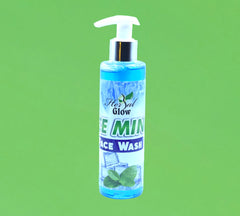 Ice Mint Face Wash - Refreshing Cleanser for Clear, Smooth Skin by Herbal Glow