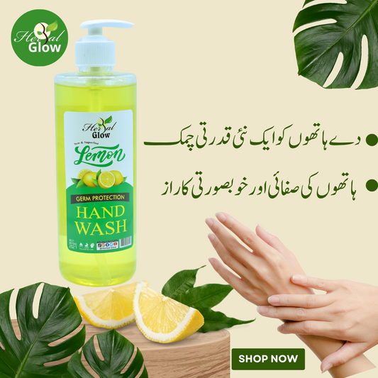 Lemon Hand Wash - Refreshing Citrus Cleans by Herbal Glow