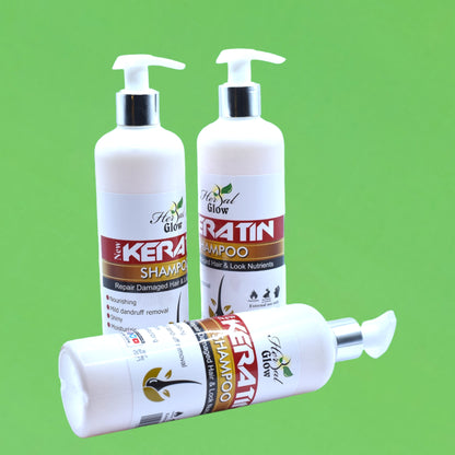 Keratin Hydration Shampoo - Deeply Nourish and Moisturize Your Hair By Herbal Glow