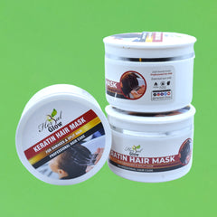 Keratin Hair Mask - Restore Your Hair's Strength and Shine by Herbal Glow