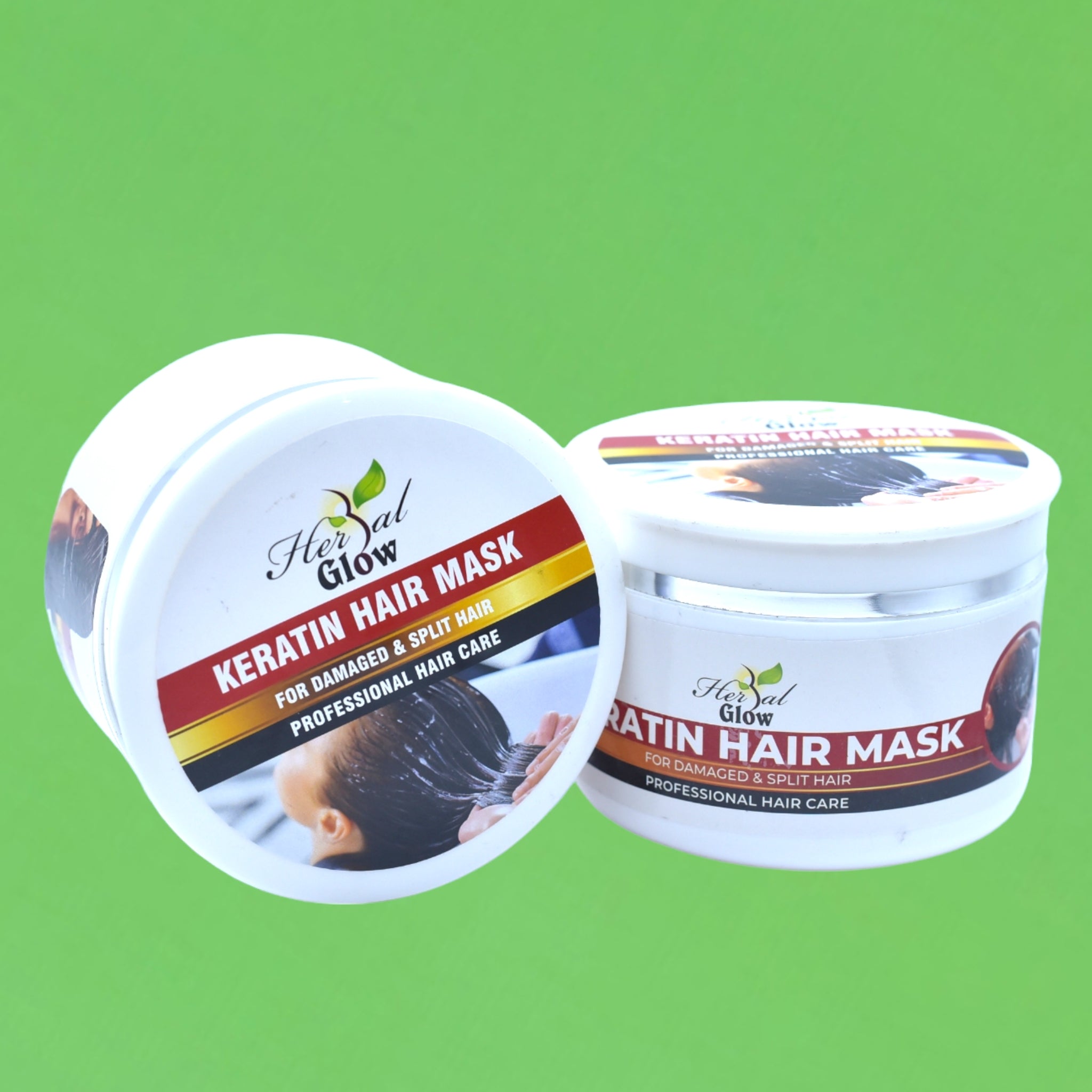 Keratin Hair Mask - Restore Your Hair's Strength and Shine by Herbal Glow